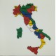 Cartina Italia colorata